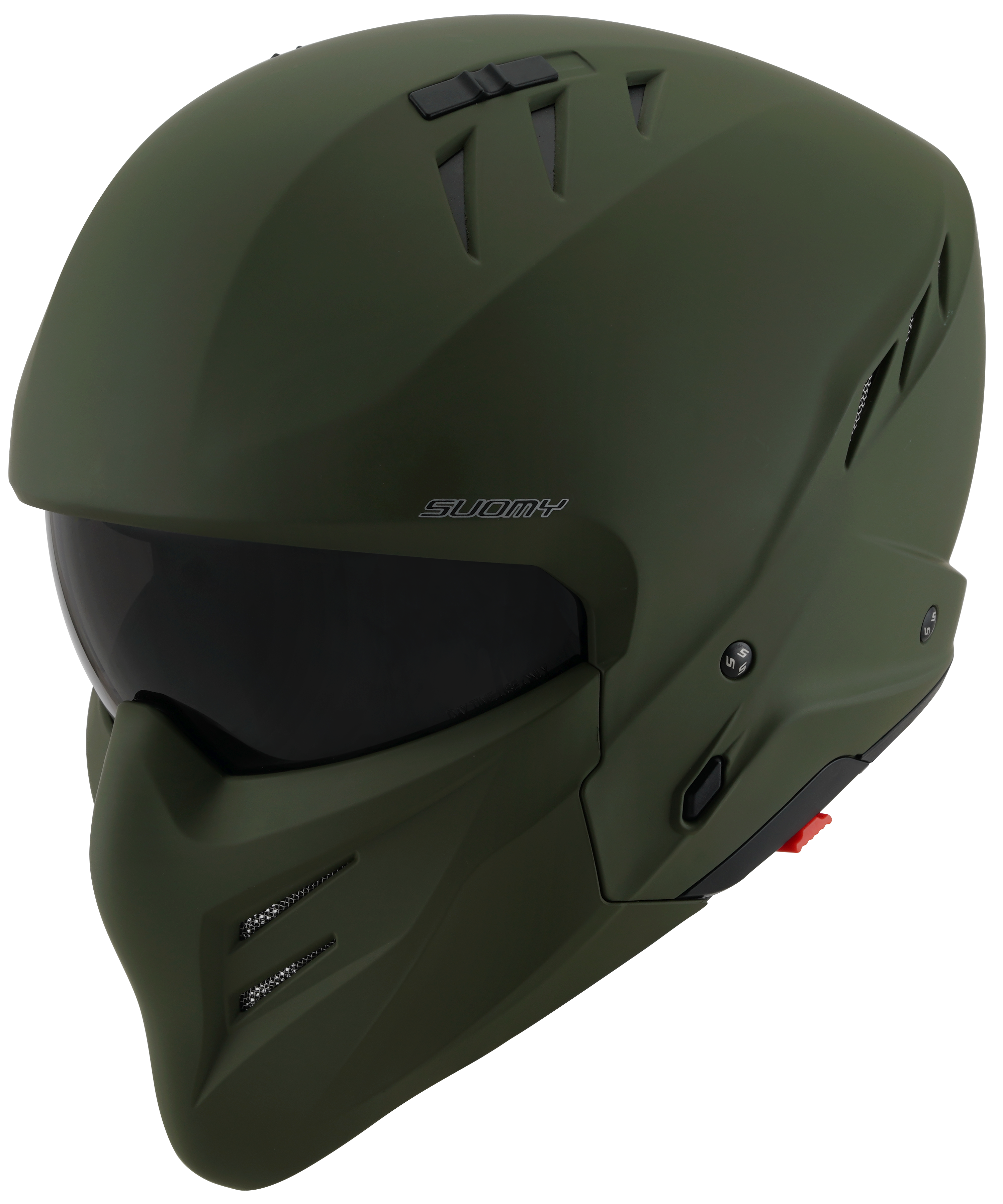 CAPACETE SUOMY ARMOR PLAIN MAT VERDE /E06 - XL