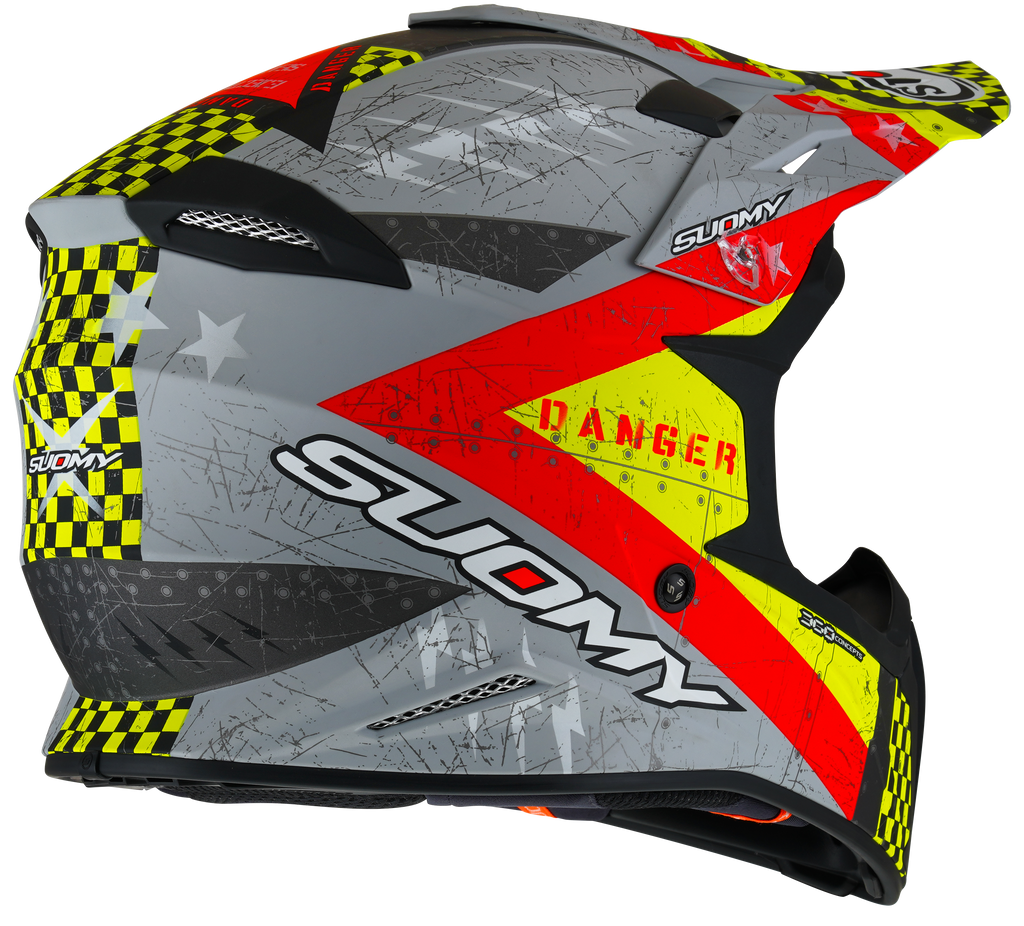 CAPACETE SUOMY X-WING JETFIGHTER MAT VERMELHO - M