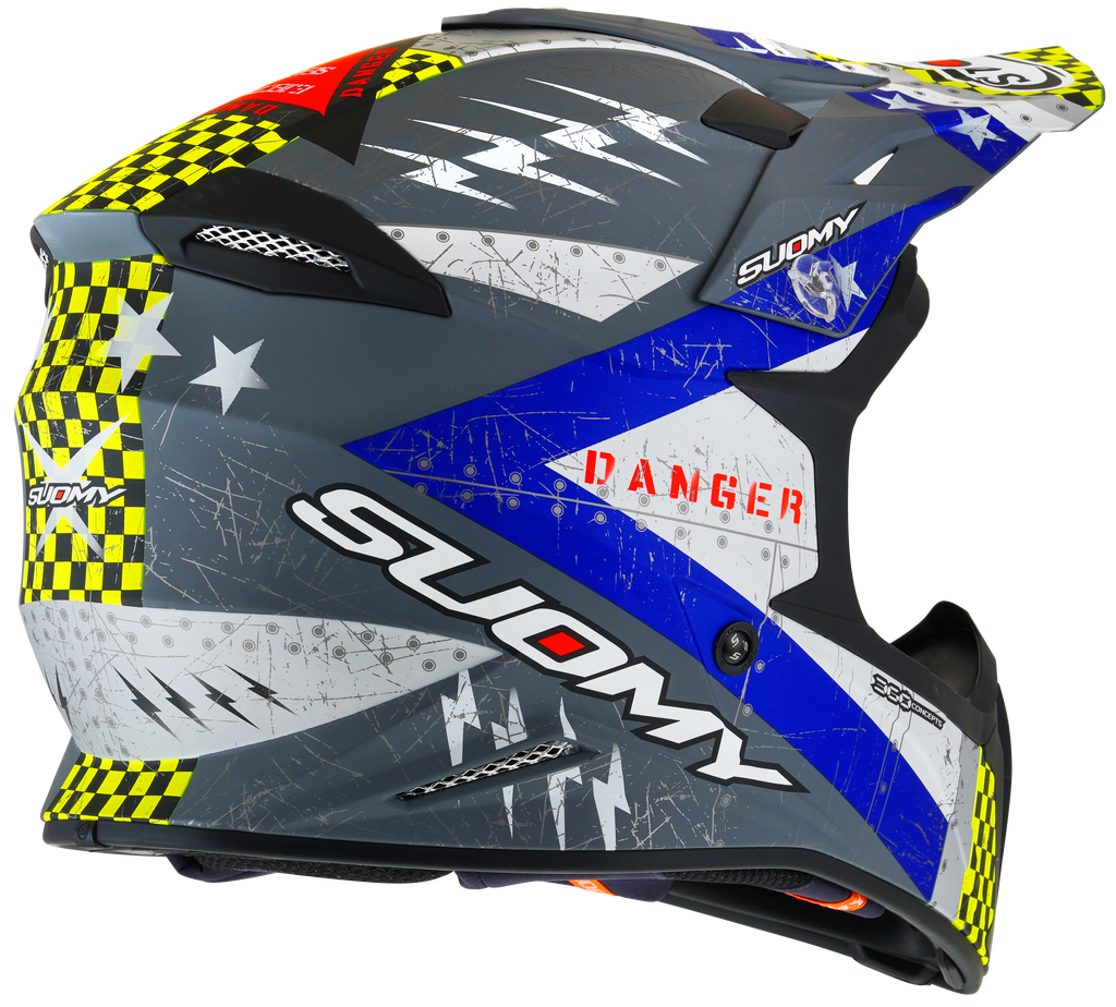 CAPACETE SUOMY X-WING JETFIGHTER MAT AZUL - XL