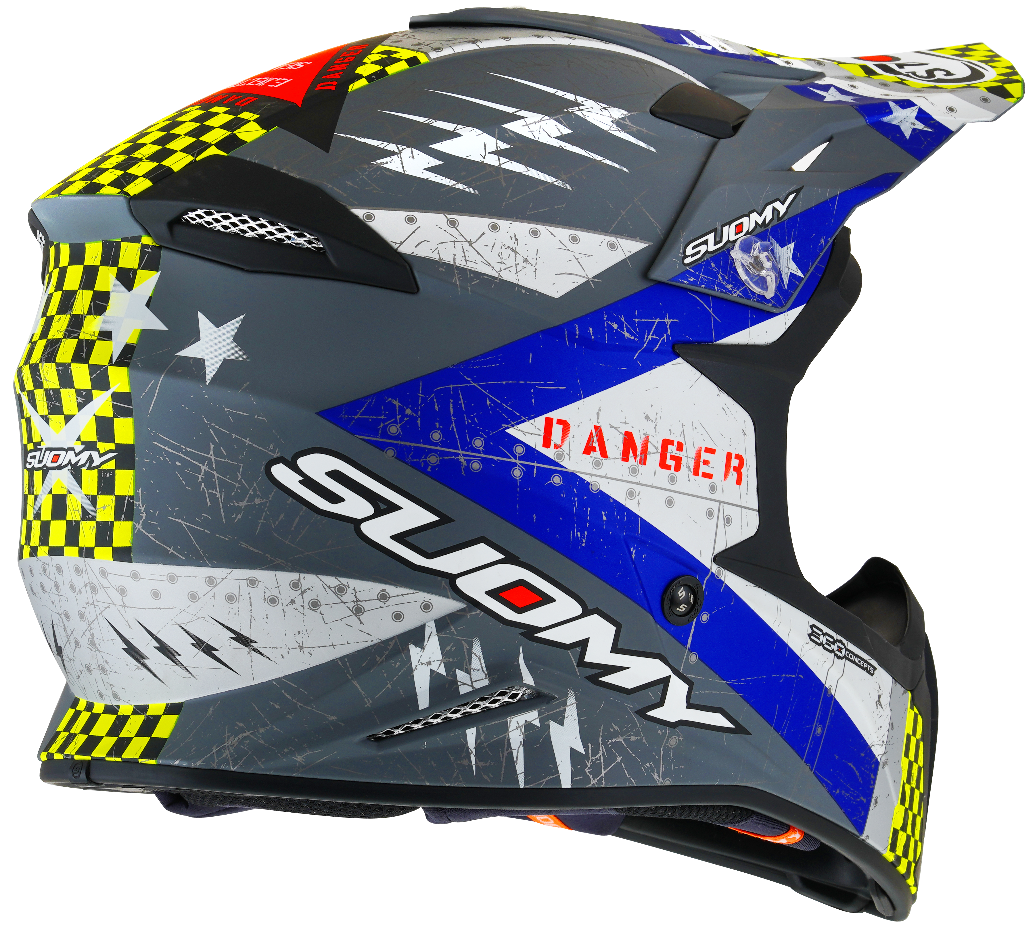 CAPACETE SUOMY X-WING JETFIGHTER MAT AZUL - XL