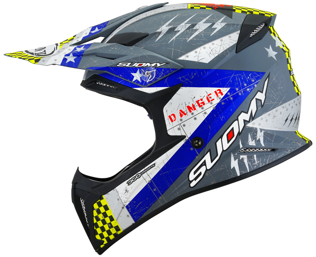 CAPACETE SUOMY X-WING JETFIGHTER MAT AZUL - XL