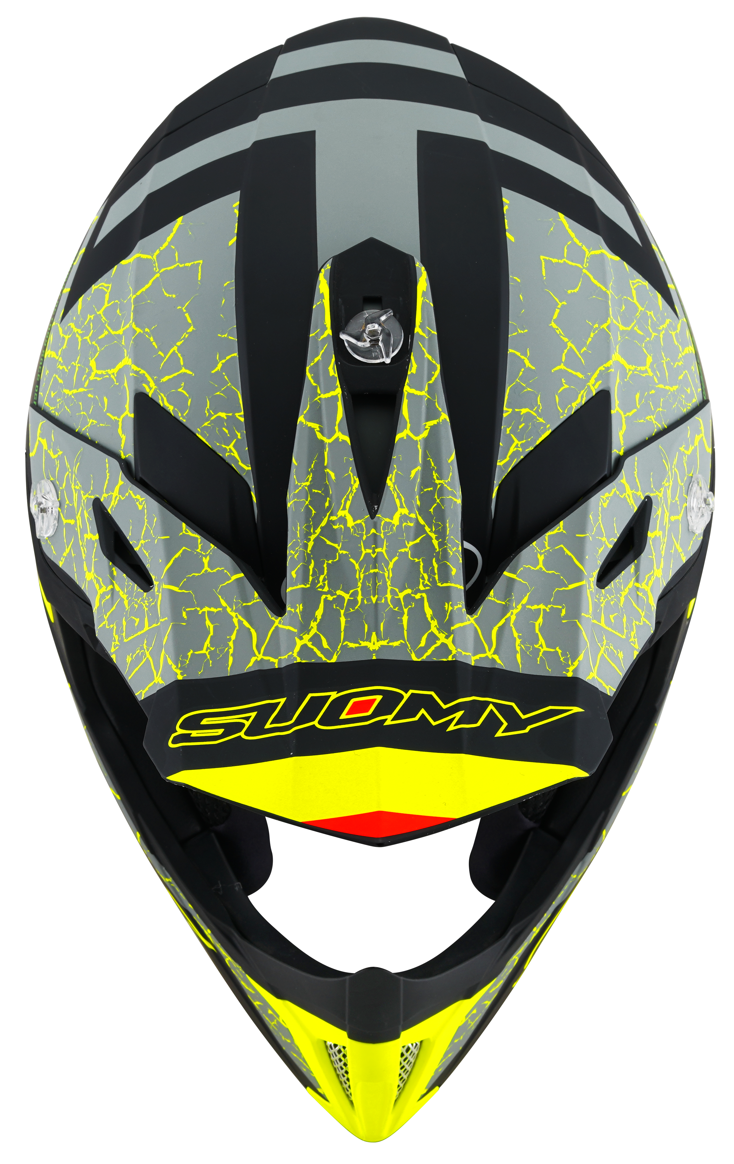 CAPACETE SUOMY X-WING REEL MAT AMARELO FLUO - L