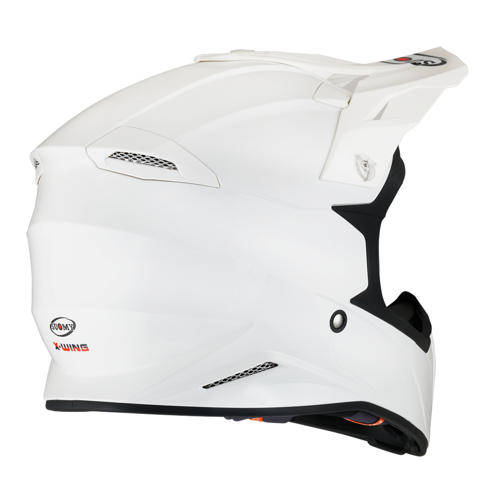 CAPACETE SUOMY X-WING PLAIN BRANCO - S