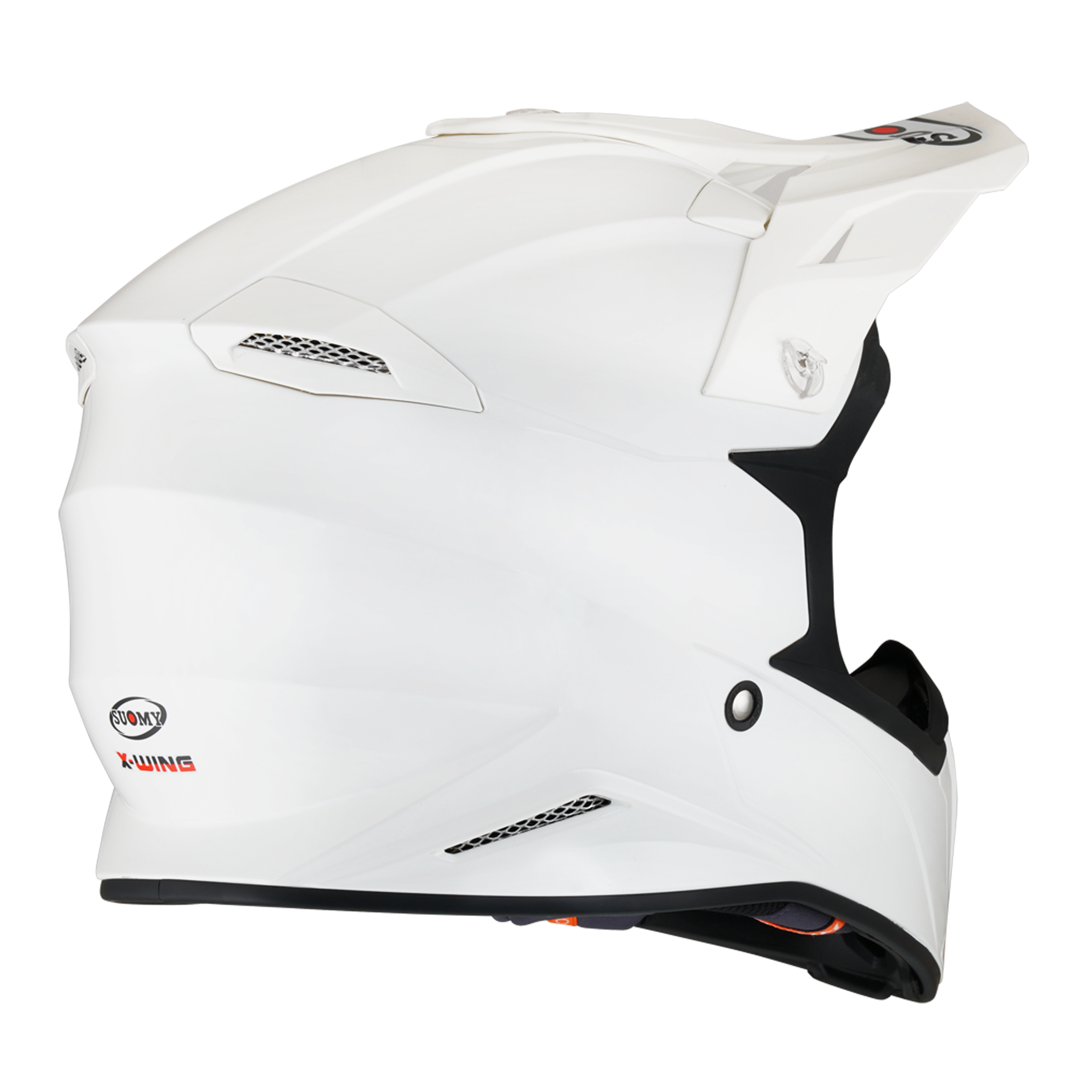 CAPACETE SUOMY X-WING PLAIN BRANCO - S