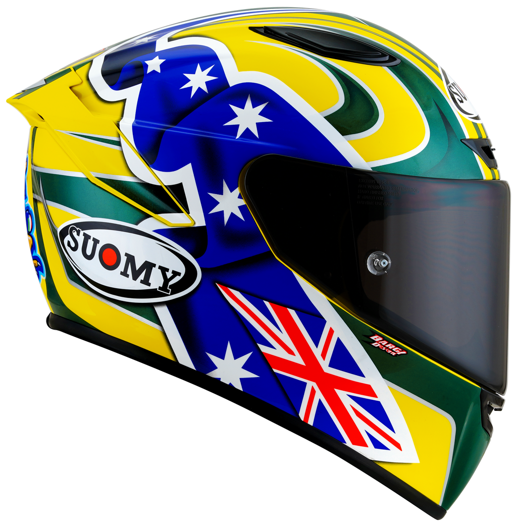 CAPACETE SUOMY TRACK-1 CELEBR. TROY BAYLISS REPLICA 2005 - M