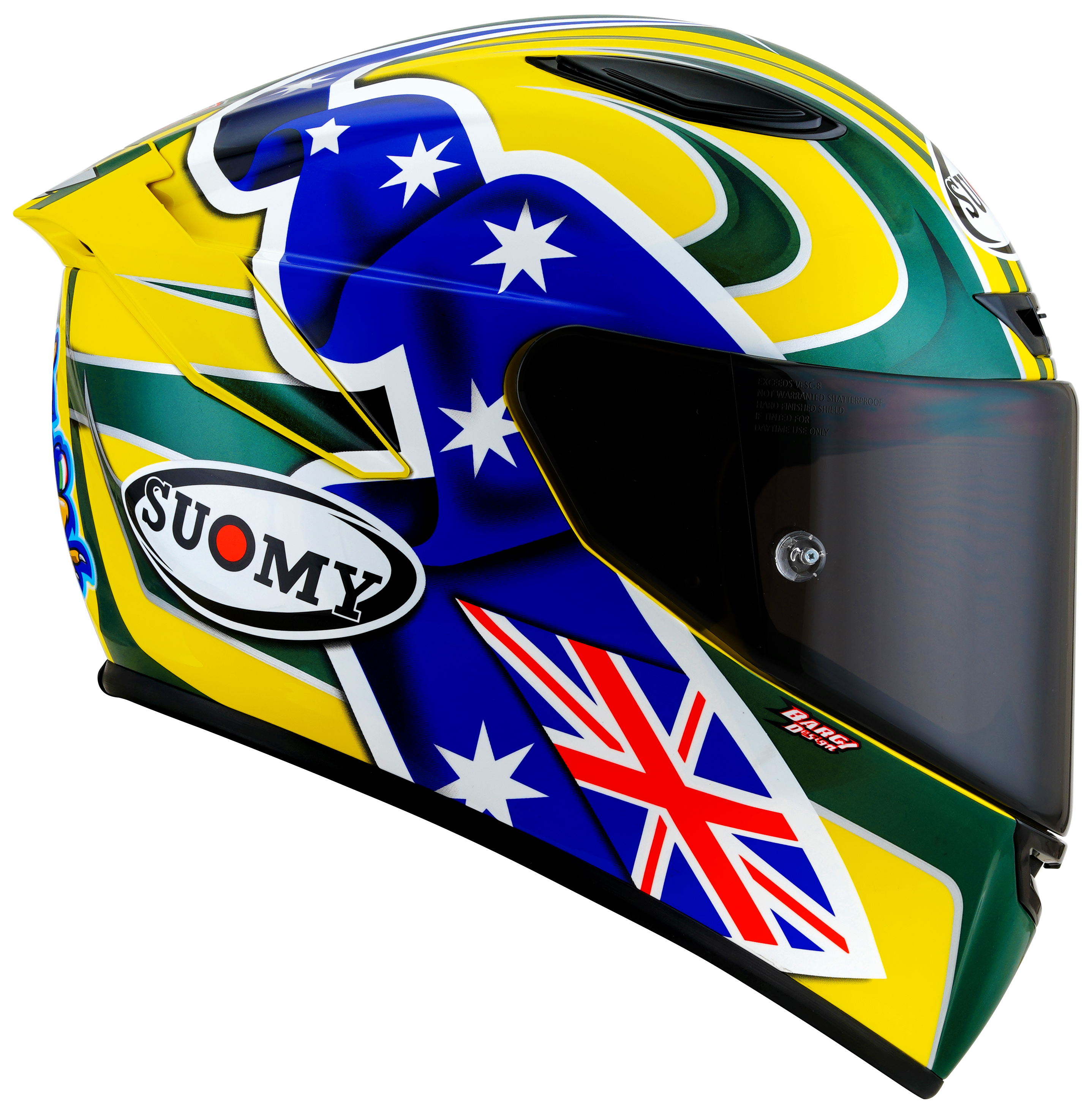 CAPACETE SUOMY TRACK-1 CELEBR. TROY BAYLISS REPLICA 2005 - M
