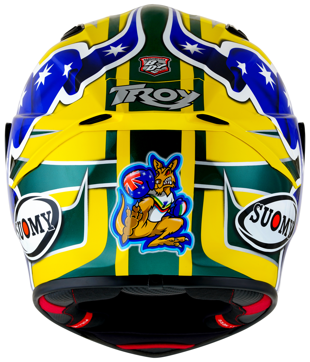 CAPACETE SUOMY TRACK-1 CELEBR. TROY BAYLISS REPLICA 2005 - M