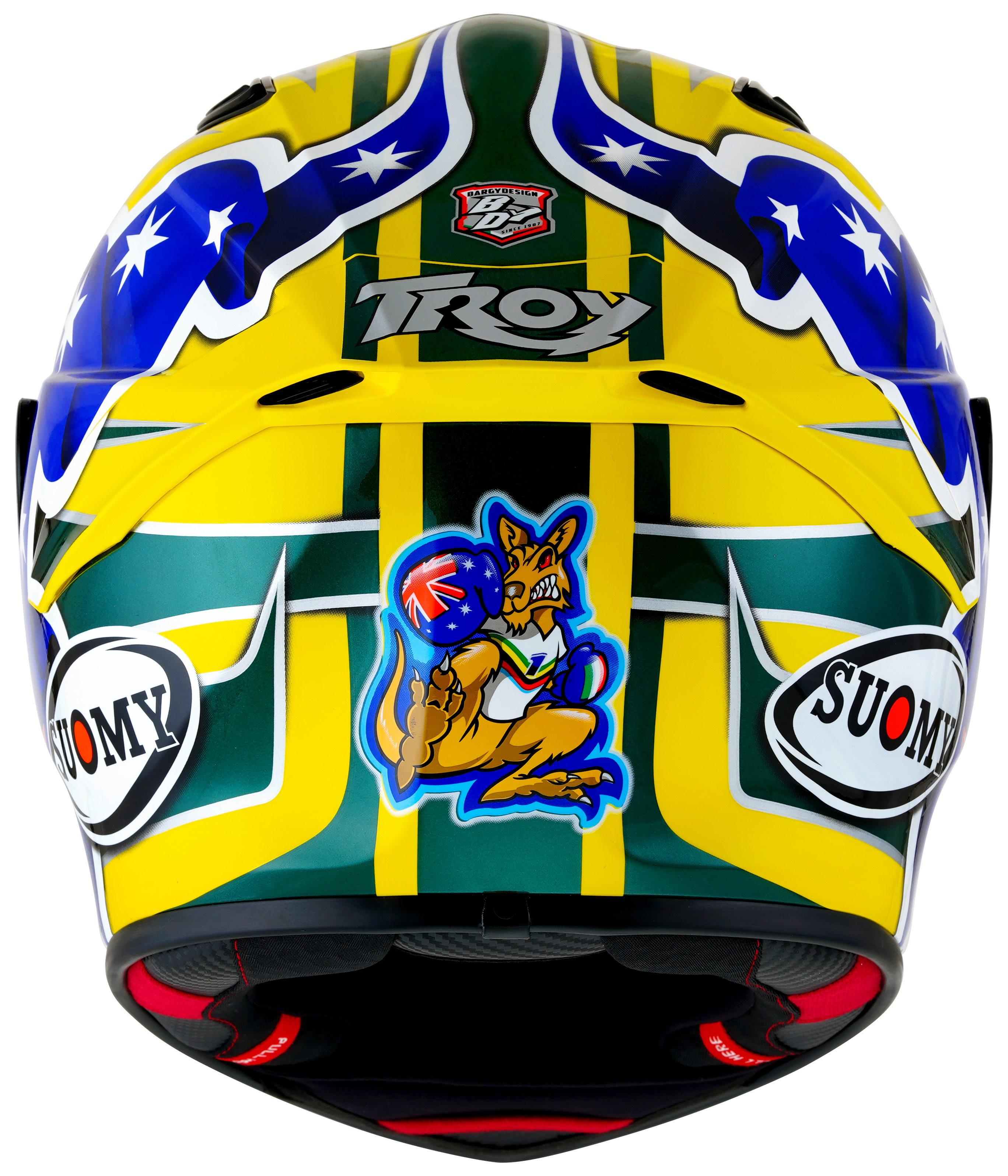 CAPACETE SUOMY TRACK-1 CELEBR. TROY BAYLISS REPLICA 2005 - M