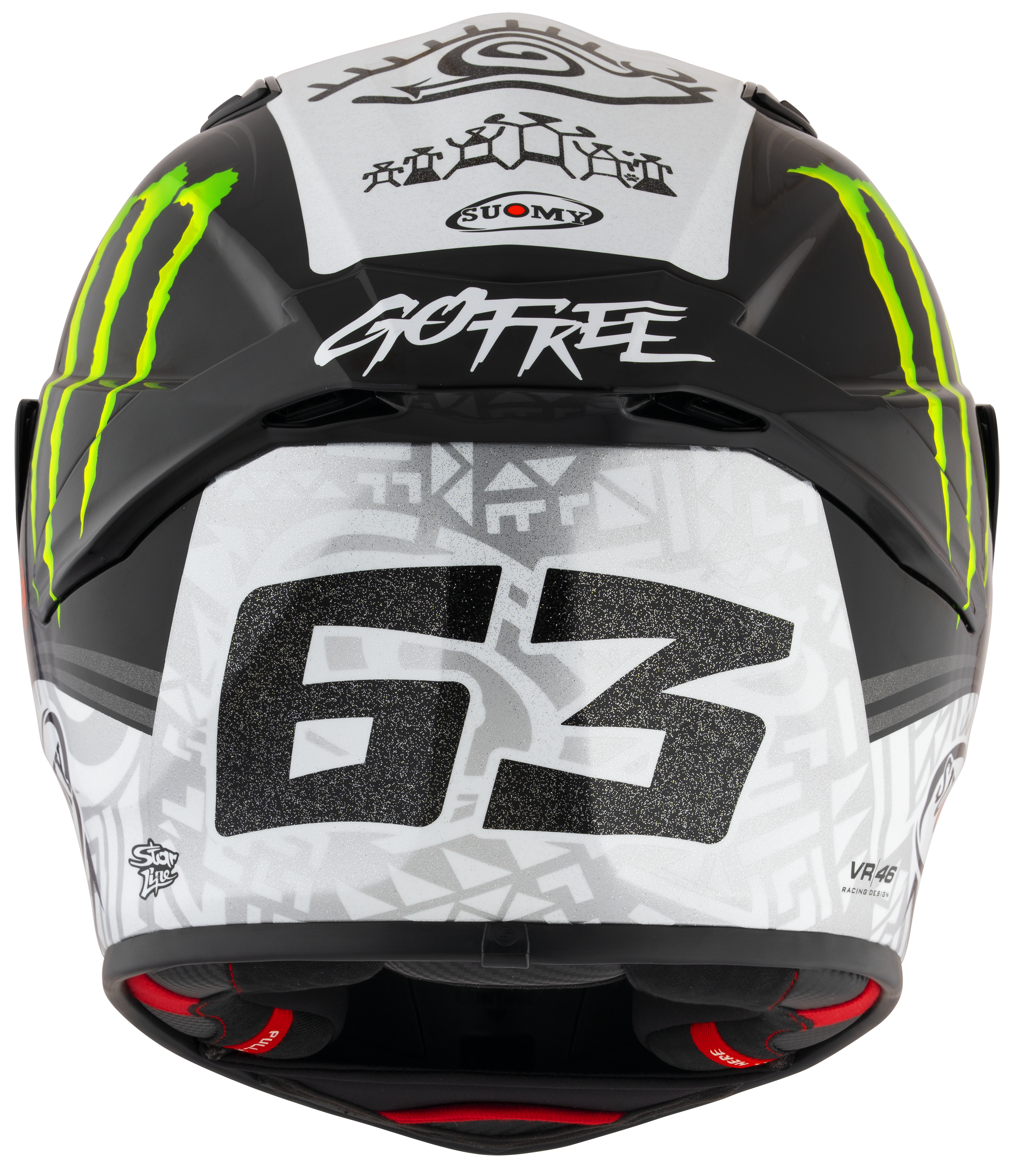 CAPACETE SUOMY TRACK-1 BAGNAIA WINTER TEST MONSTER REPLICA - L