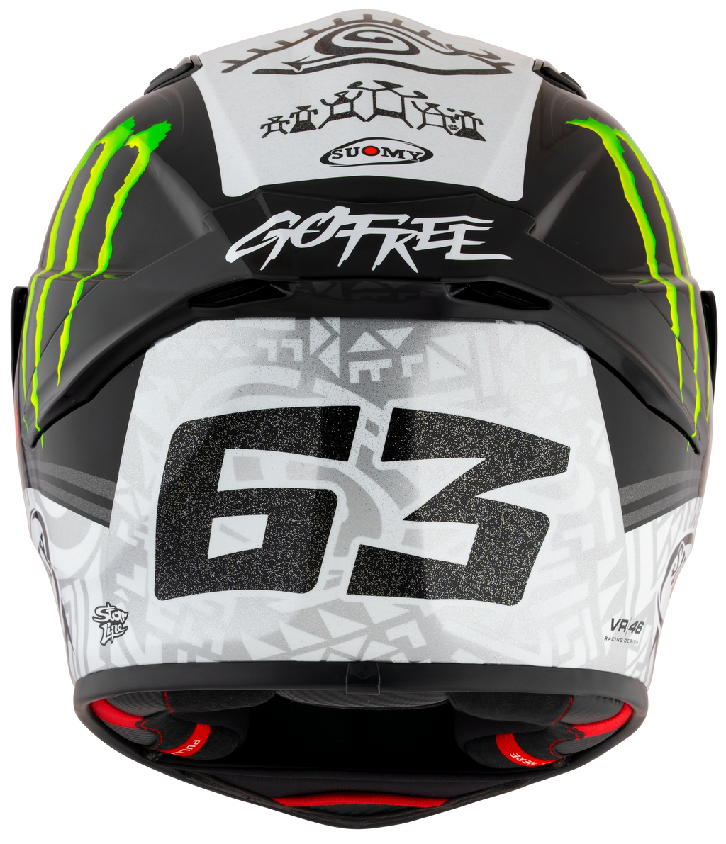 CAPACETE SUOMY TRACK-1 BAGNAIA WINTER TEST MONSTER REPLICA - XL