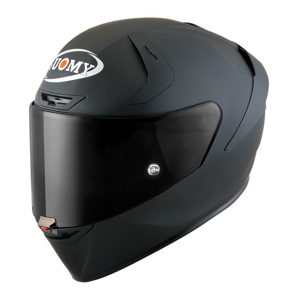 CAPACETE SUOMY SR-GP EVO PLAIN PRETO MAT - M