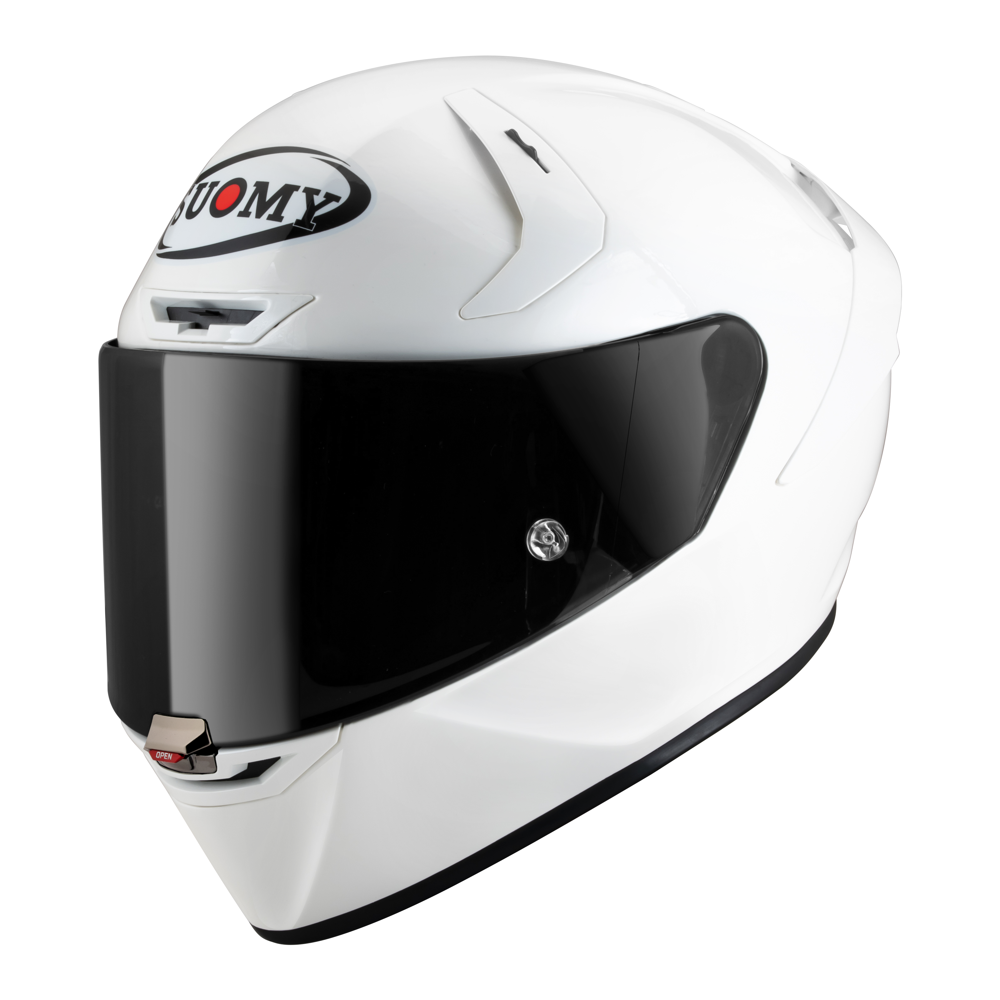CAPACETE SUOMY SR-GP EVO PLAIN BRANCO PEROLA - L