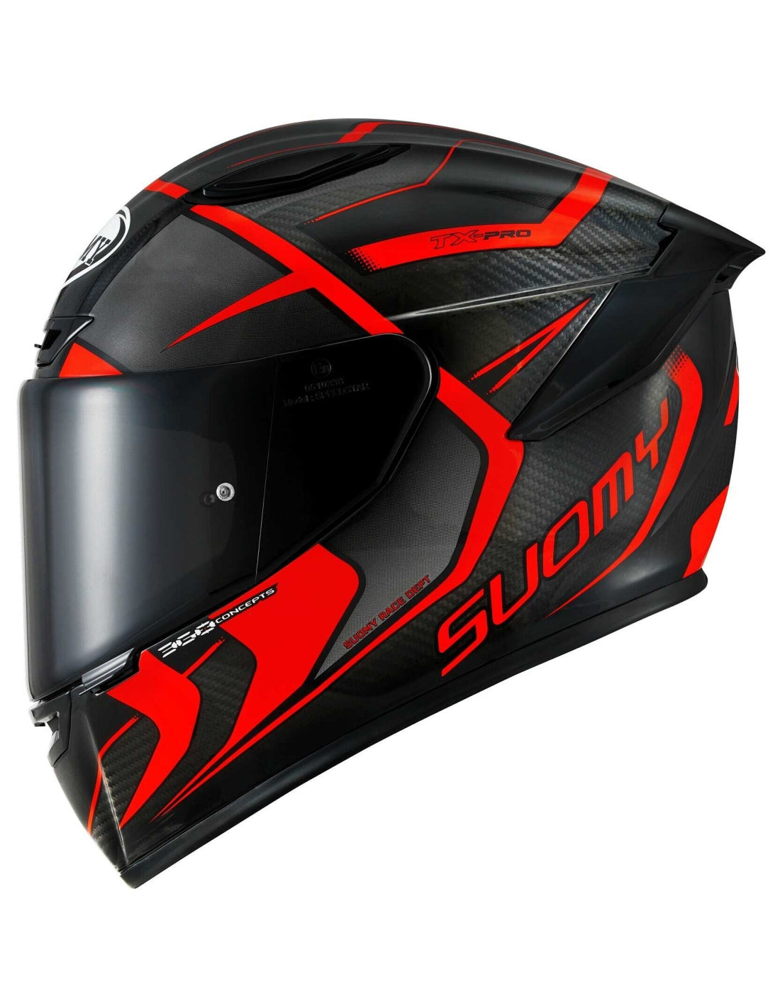 CAPACETE SUOMY TX-PRO ADVANCE VERMELHO FLUO - L