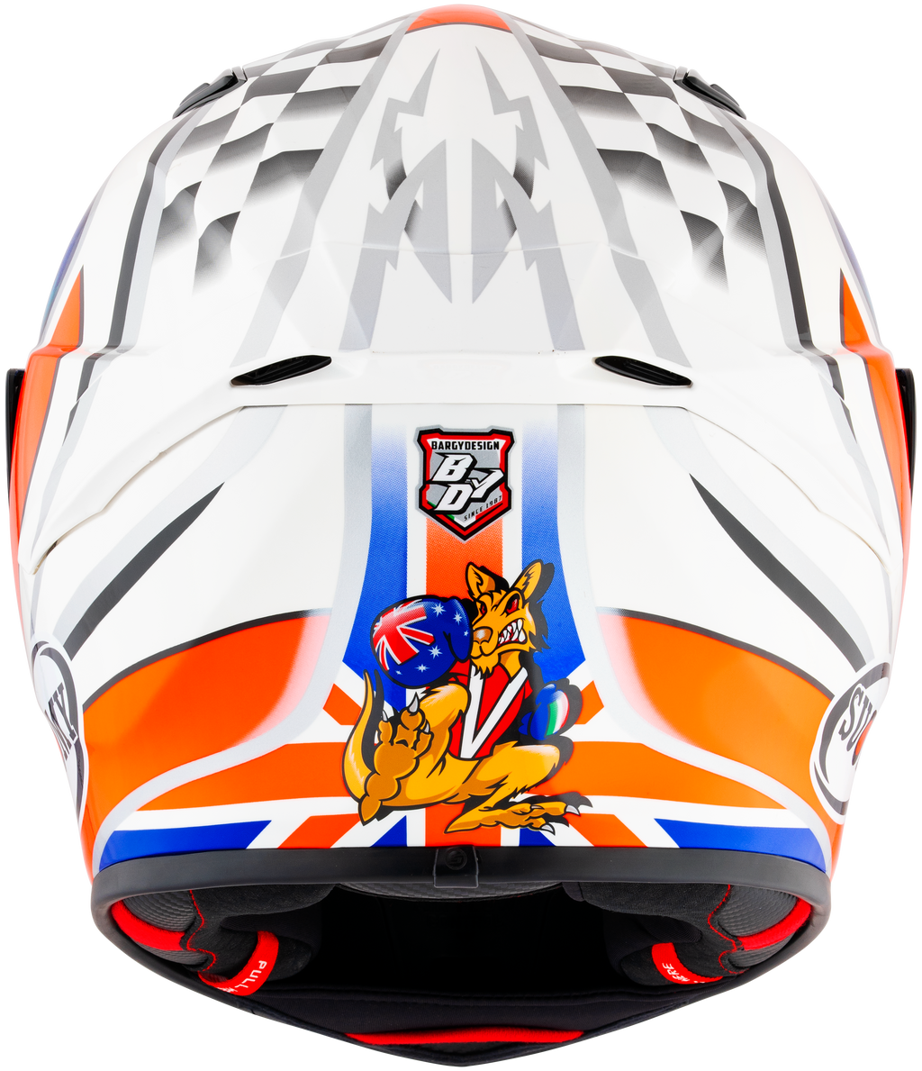 CAPACETE SUOMY TRACK-1 CELEBR. TROY BAYLISS REPLICA 2002 - XL
