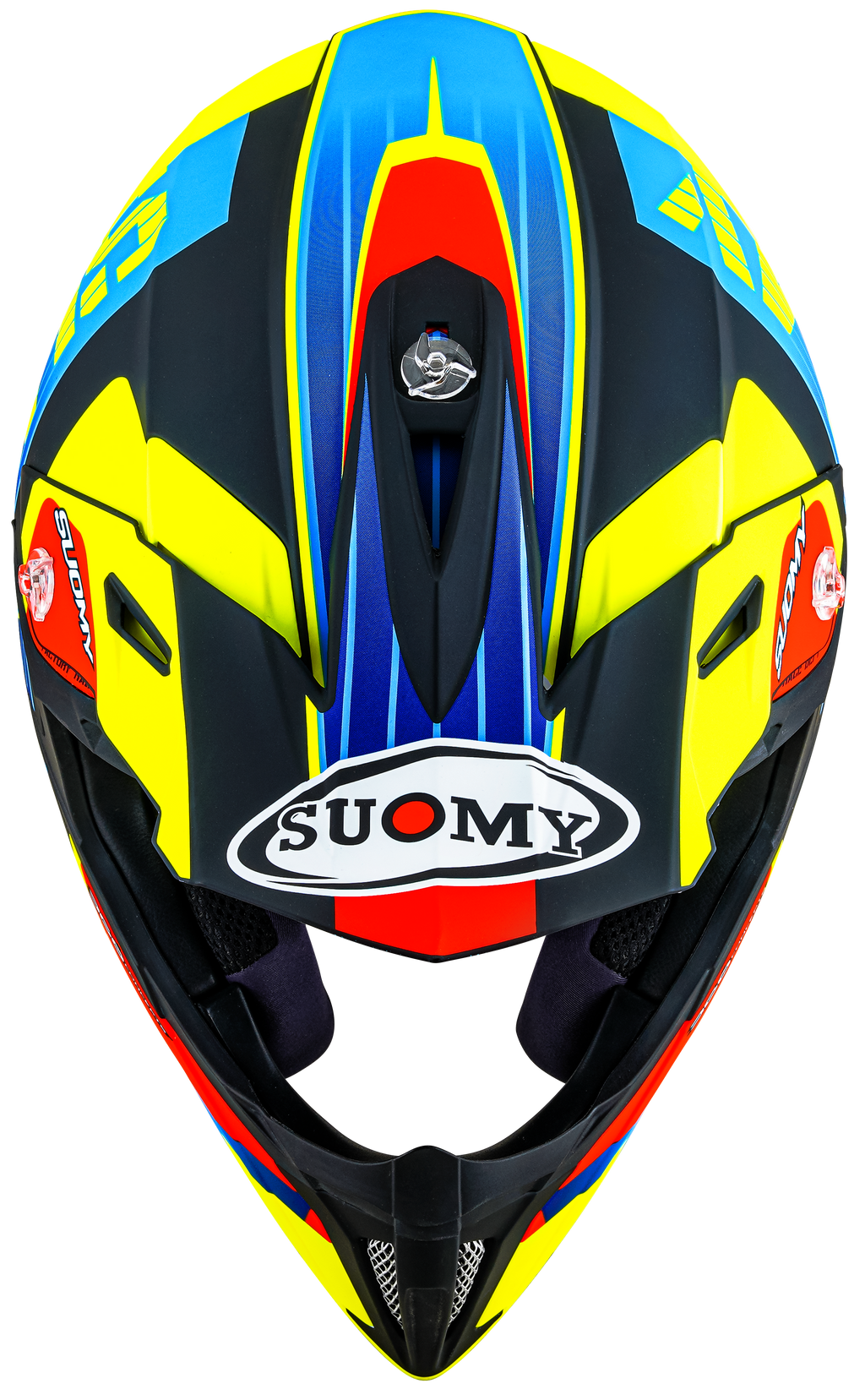 CAPACETE SUOMY X-WING AMPED PRETO/AZUL - M
