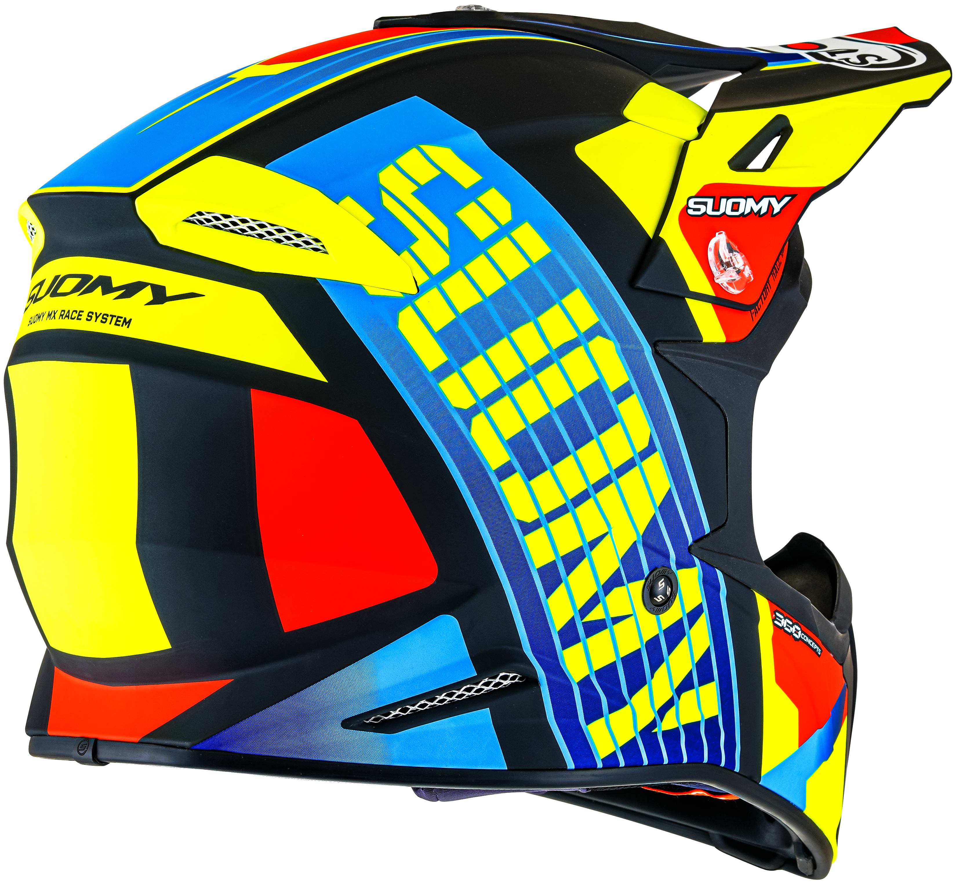 CAPACETE SUOMY X-WING AMPED PRETO/AZUL - L
