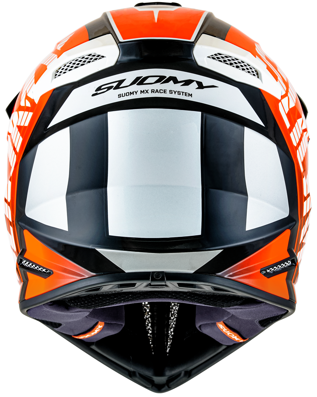 CAPACETE SUOMY X-WING AMPED PRETO/LARANJA - M