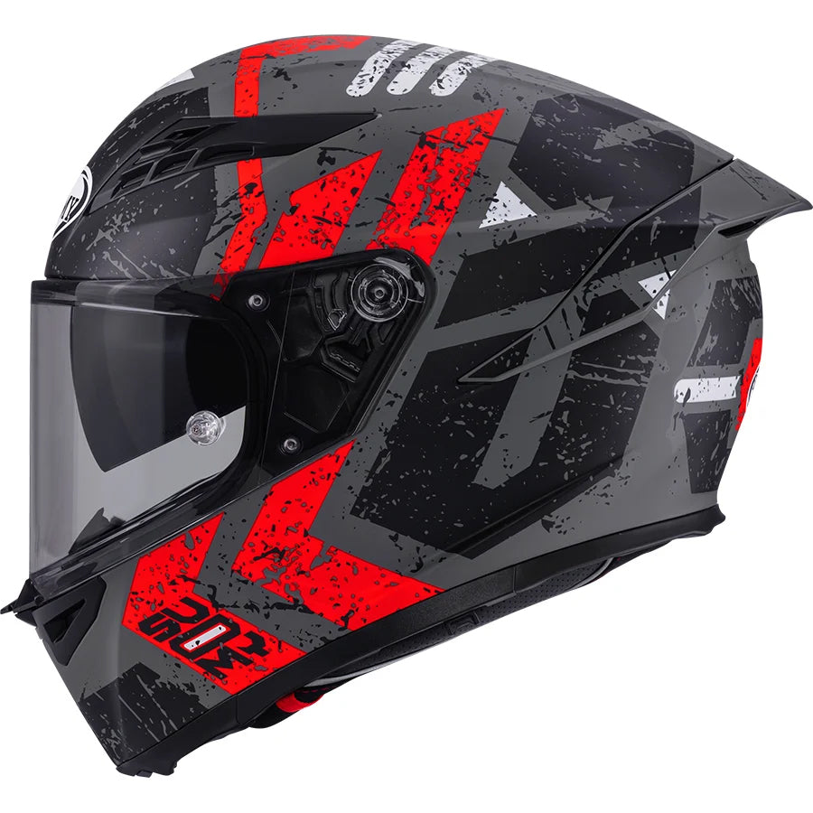 CAPACETE SUOMY STELLAR 2 ENTROPY VERMELHO MAT - XL
