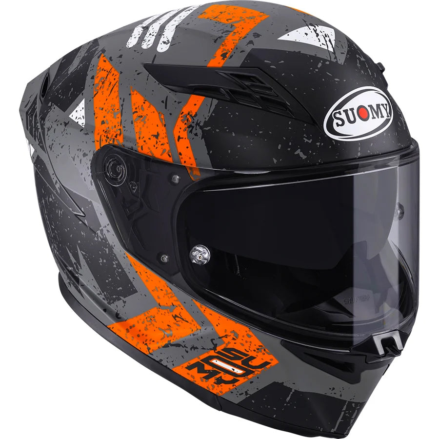 CAPACETE SUOMY STELLAR 2 ENTROPY LARANJA MAT - M
