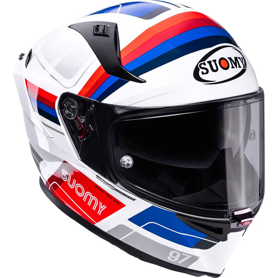 CAPACETE SUOMY SPEEDSTAR 2 VANTAGE BRANCO/AZUL - L