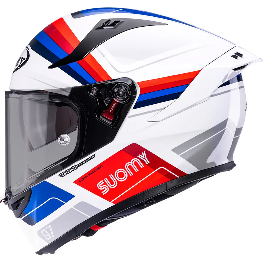 CAPACETE SUOMY SPEEDSTAR 2 VANTAGE BRANCO/AZUL - L