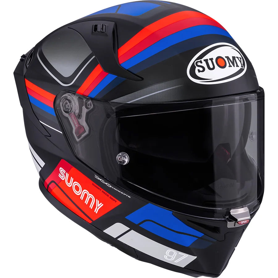 CAPACETE SUOMY SPEEDSTAR 2 VANTAGE MAT PRETO/AZUL - M