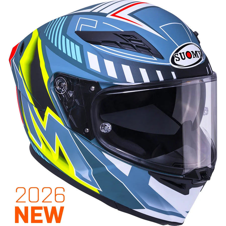 CAPACETE SUOMY STELLAR 2 DEEPSPACE PRETO/AZUL MAT - S