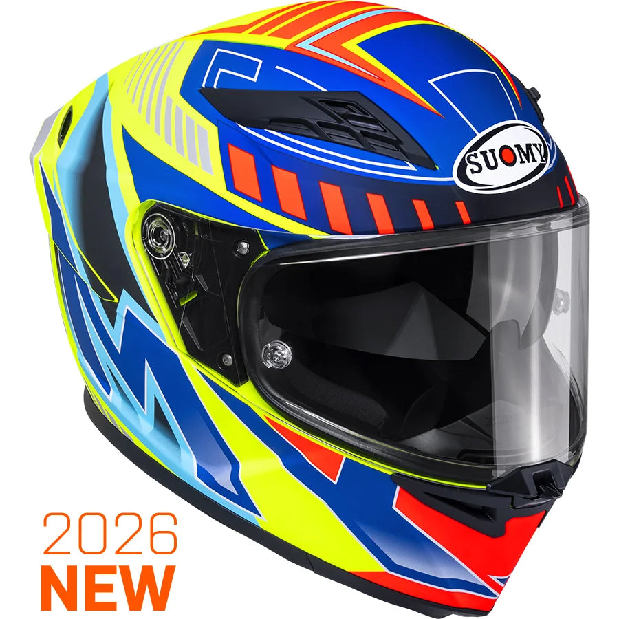 CAPACETE SUOMY STELLAR 2 DEEPSPACE AMARELO/AZUL MAT - L