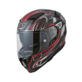CAPACETE MY HELMET INTEGRAL FF938 DVS PRETO MAT/VERMELHO - L