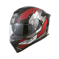 CAPACETE MY HELMET INTEGRAL FF936 DVS PRETO MAT/VERMELHO - L