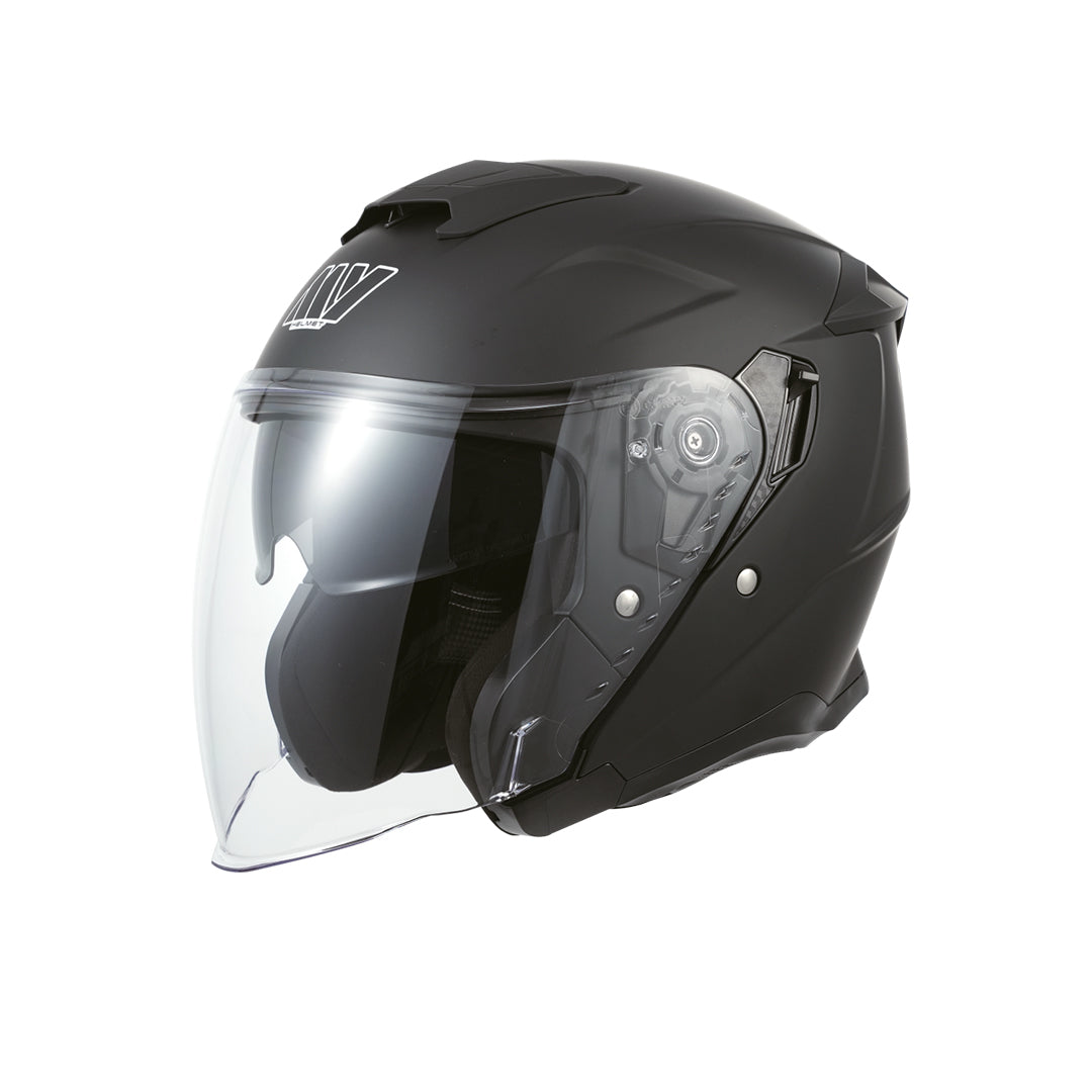 CAPACETE MY HELMET JET OF836 DVS PRETO MAT - L