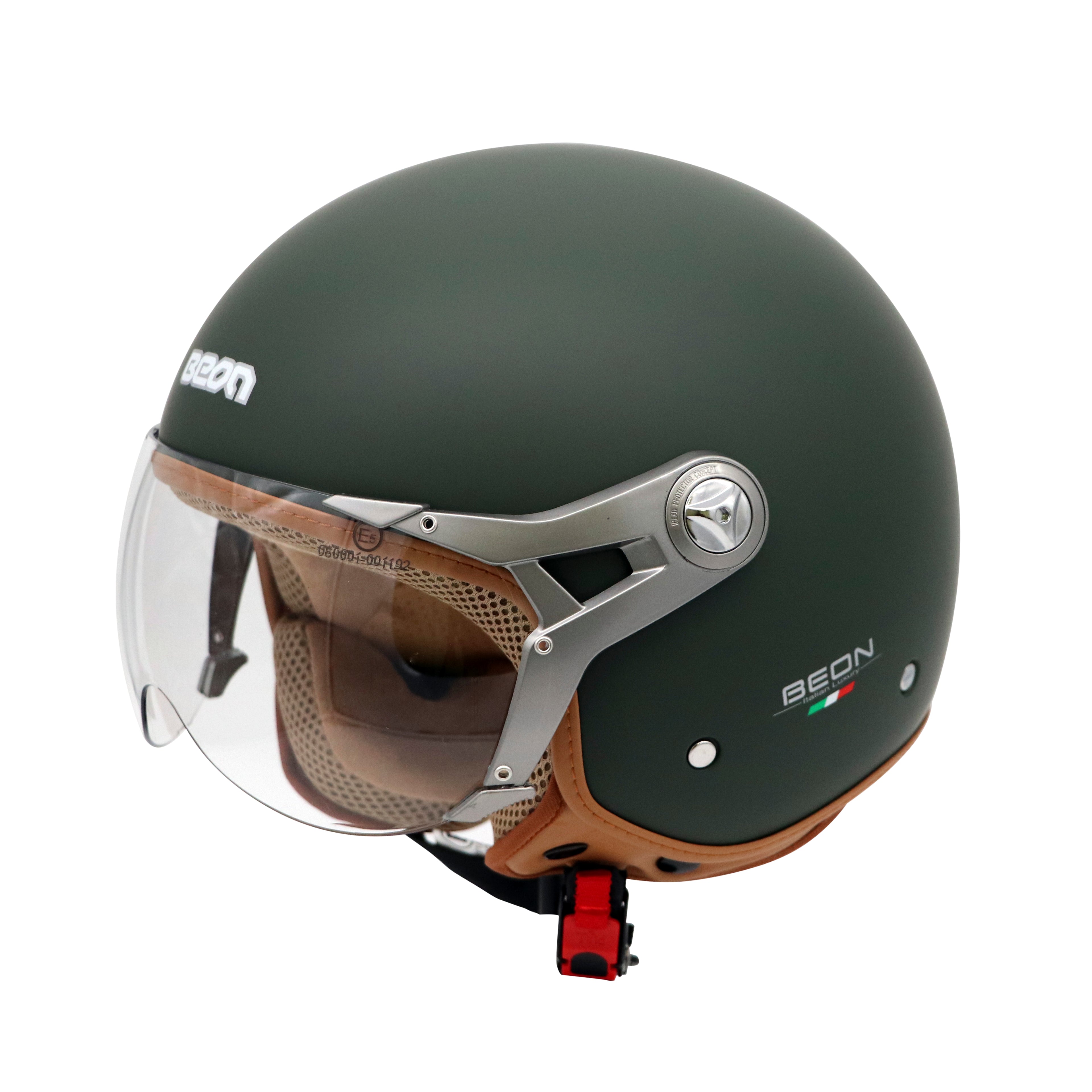 CAPACETE BEON B-100B SOLID VERDE MAT - XL