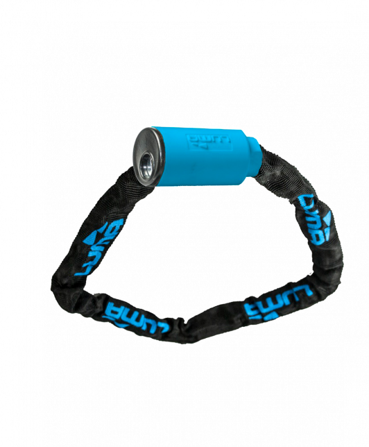 CORRENTE C/ FECHO LUMA 1000MM 5 CHAIN AZUL - KDB05100B