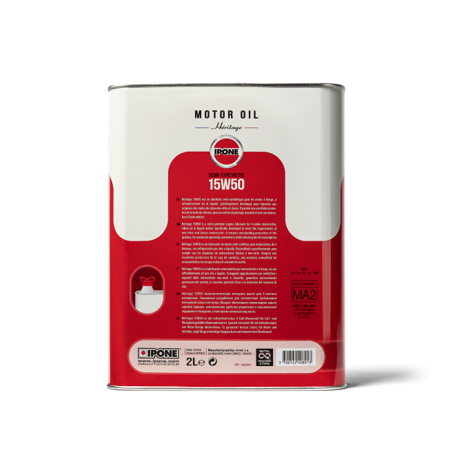OLEO IPONE MOTOR HERITAGE 15W50 (2 LIT) - 800901