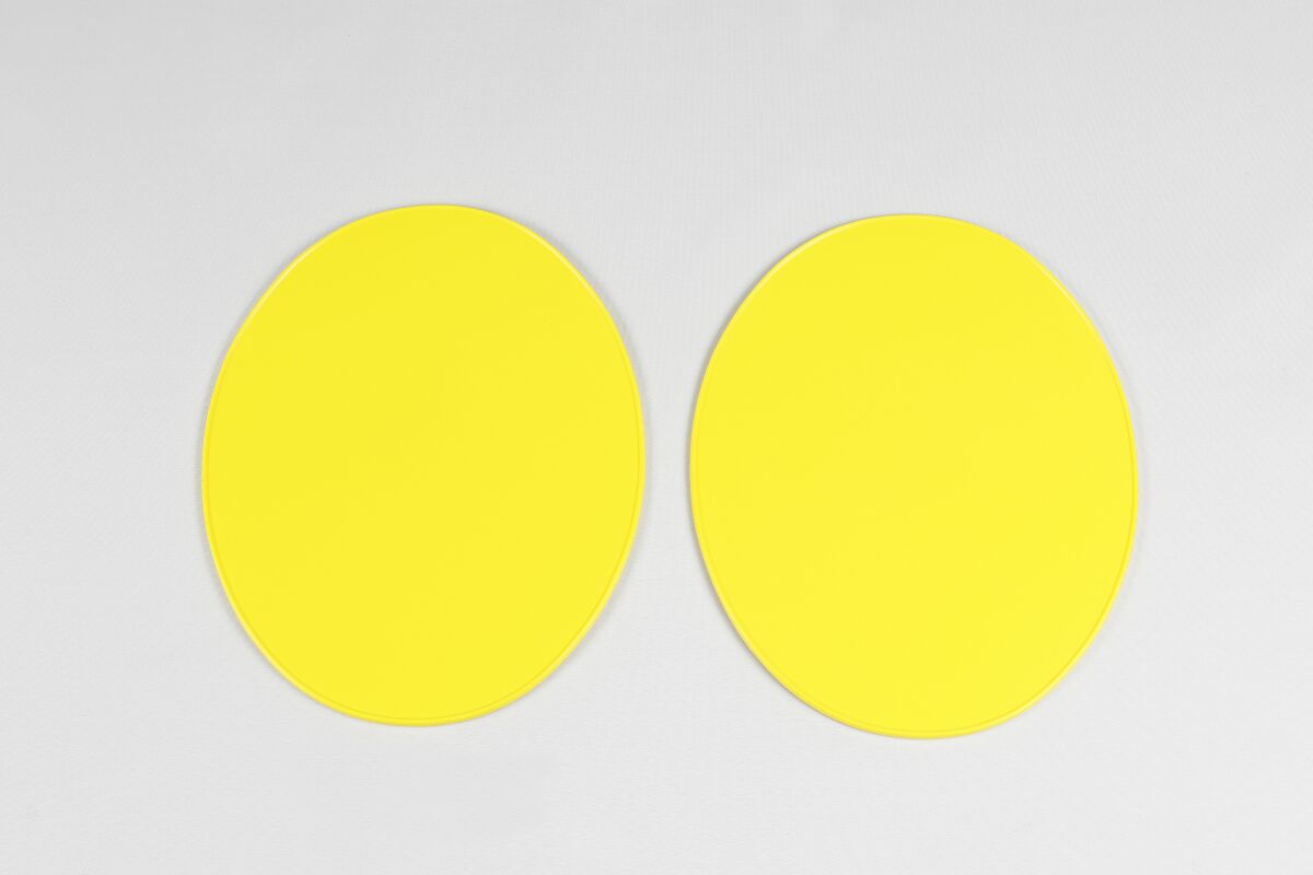 UNI OVAL PLATE YL 2PC