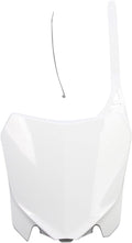 PLATE# FRT CRF450 13-16 WHT