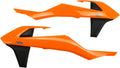 RADIATOR CVR KTM 16-18 OR/BK