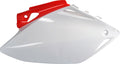 PANELS SIDE CRF450 07-08 RD/WH