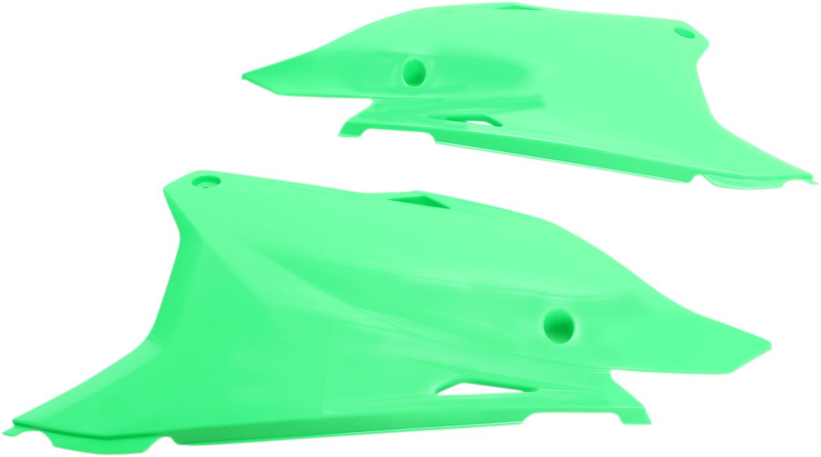 PANELS SIDE KX85 14-25 FLO GRN