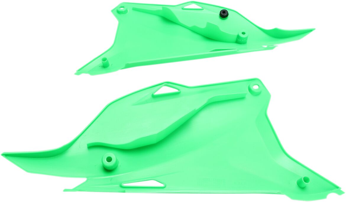 PANELS SIDE KX85 14-25 FLO GRN