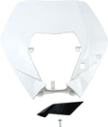 HEADLIGHT PLAST EXC 09-13 WHT