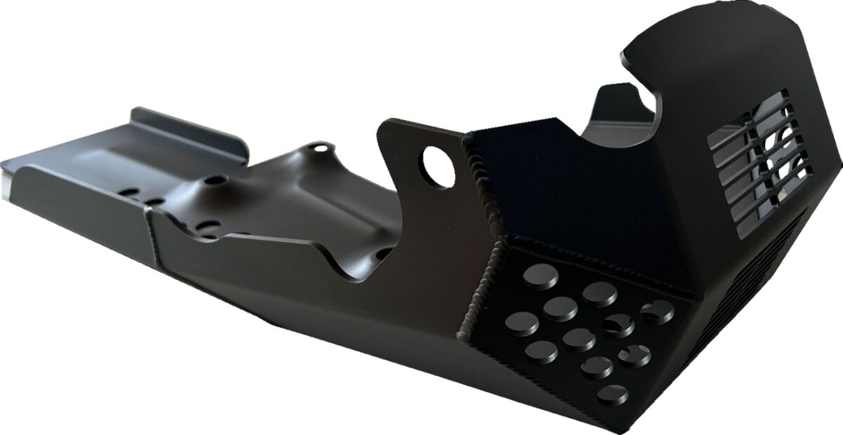 SKID PLATE ALUM BLK 21-23 PAN