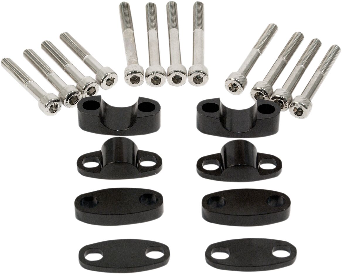 RISER KIT HANDLEBAR 7/8 BLACK