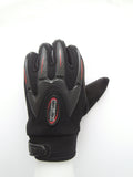 A-1433 LUVAS MX PRO PANTHER PRT/VERM - M