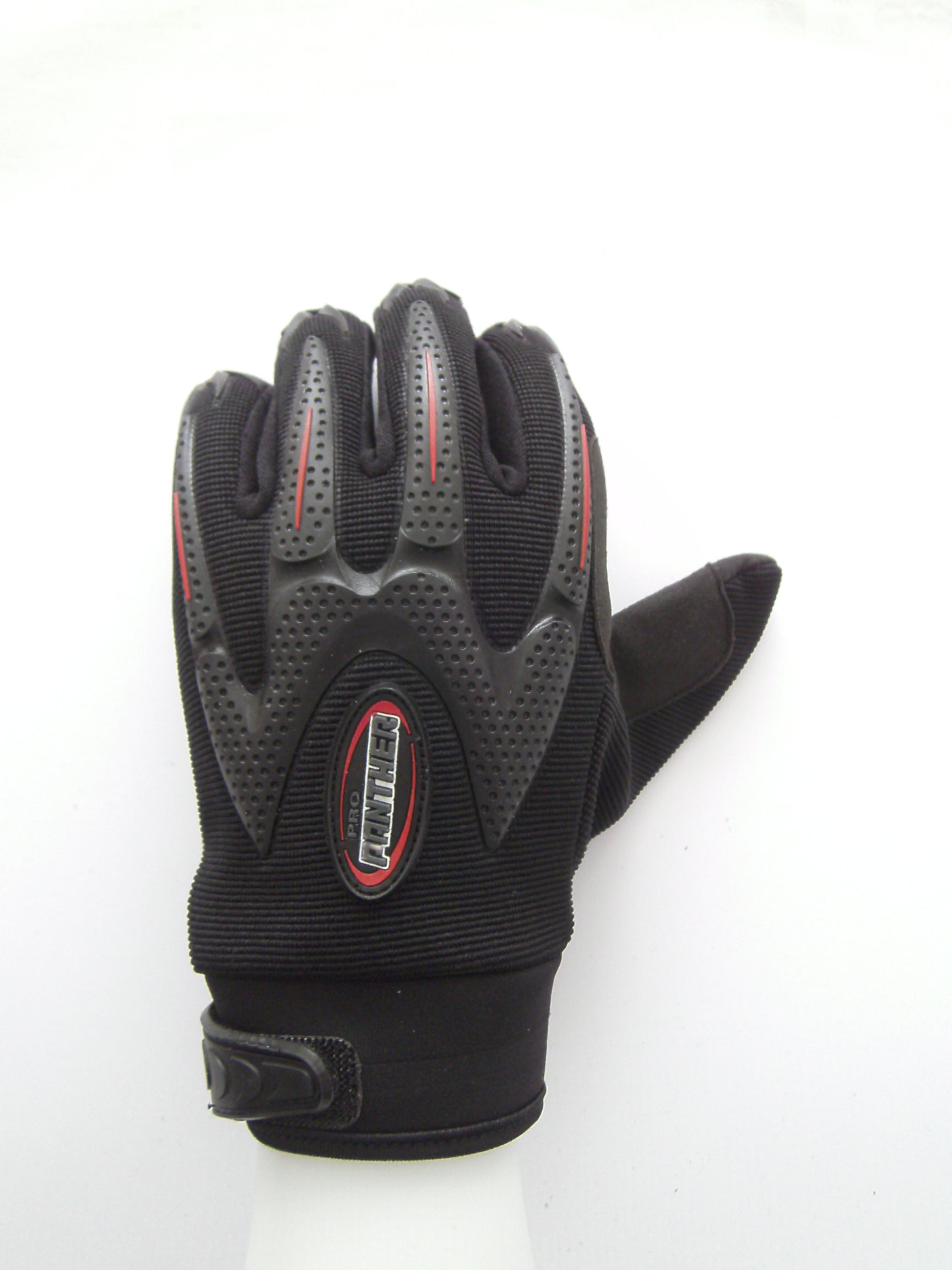 A-1433 LUVAS MX PRO PANTHER PRT/VERM - XXL
