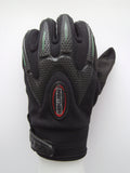 A-1433 LUVAS MX PRO PANTHER PRT/VERDE - XL