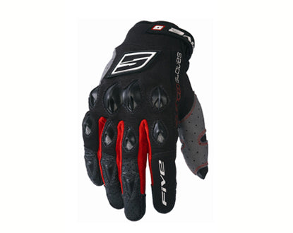 LUVAS FIVE STUNT PRETO/VERMELHO - 8/S
