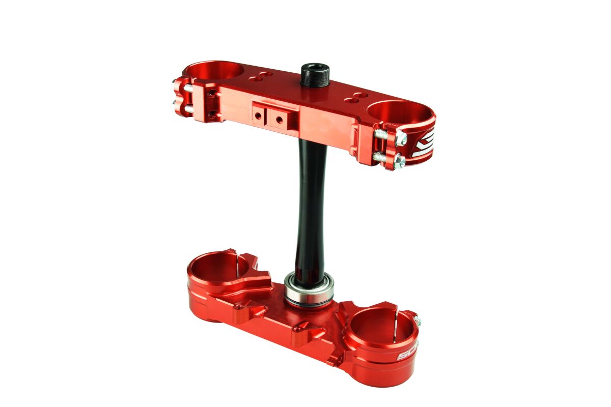 TRIPLE CLAMPS GGAS 21-23 RED