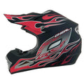 CAPACETE O NEAL FLAMES PRT MAT/VERM/BRONZE - S
