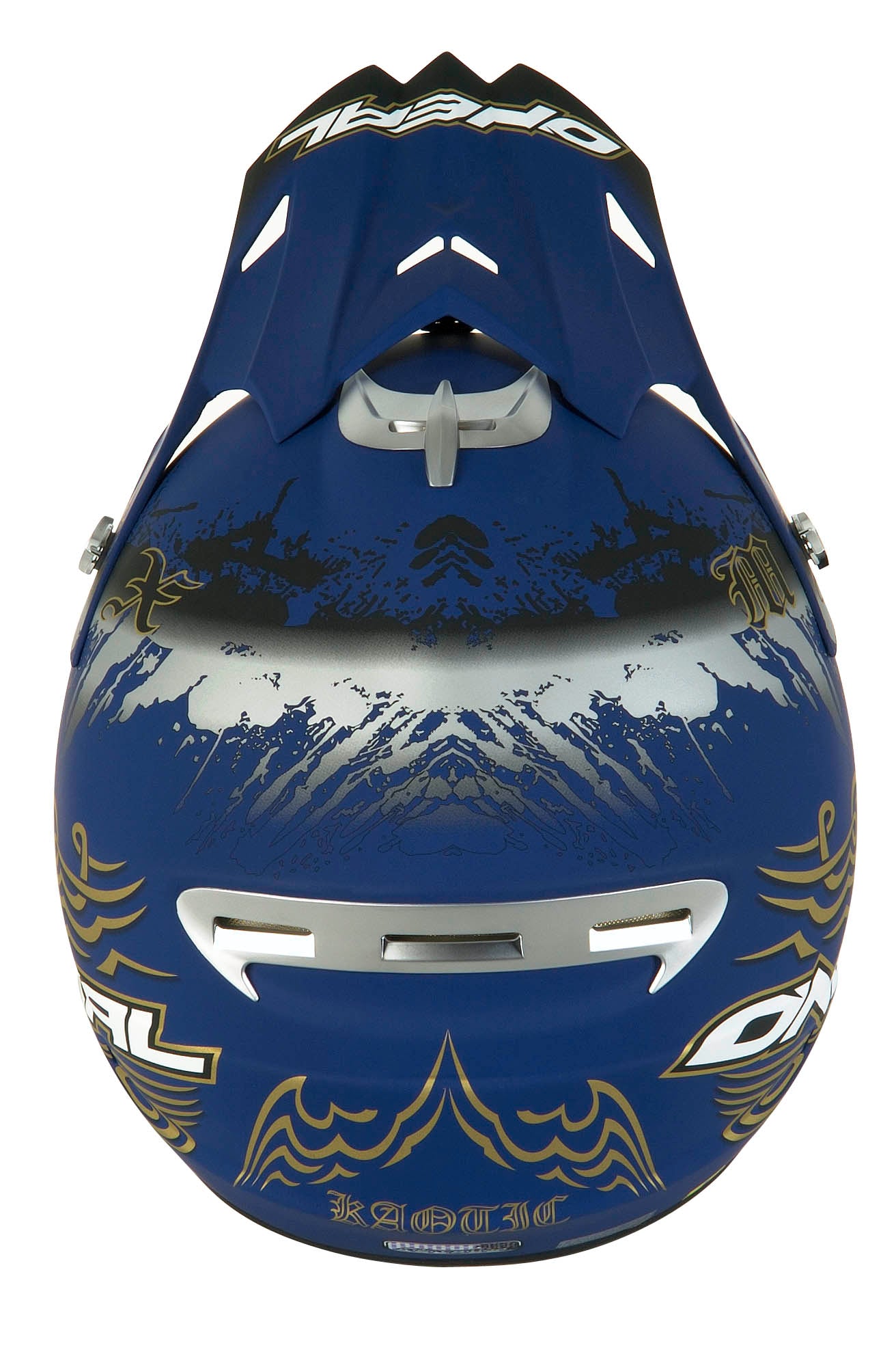 CAPACETE O NEAL KAOTIC AZUL MAT/DOUR/PRT - M